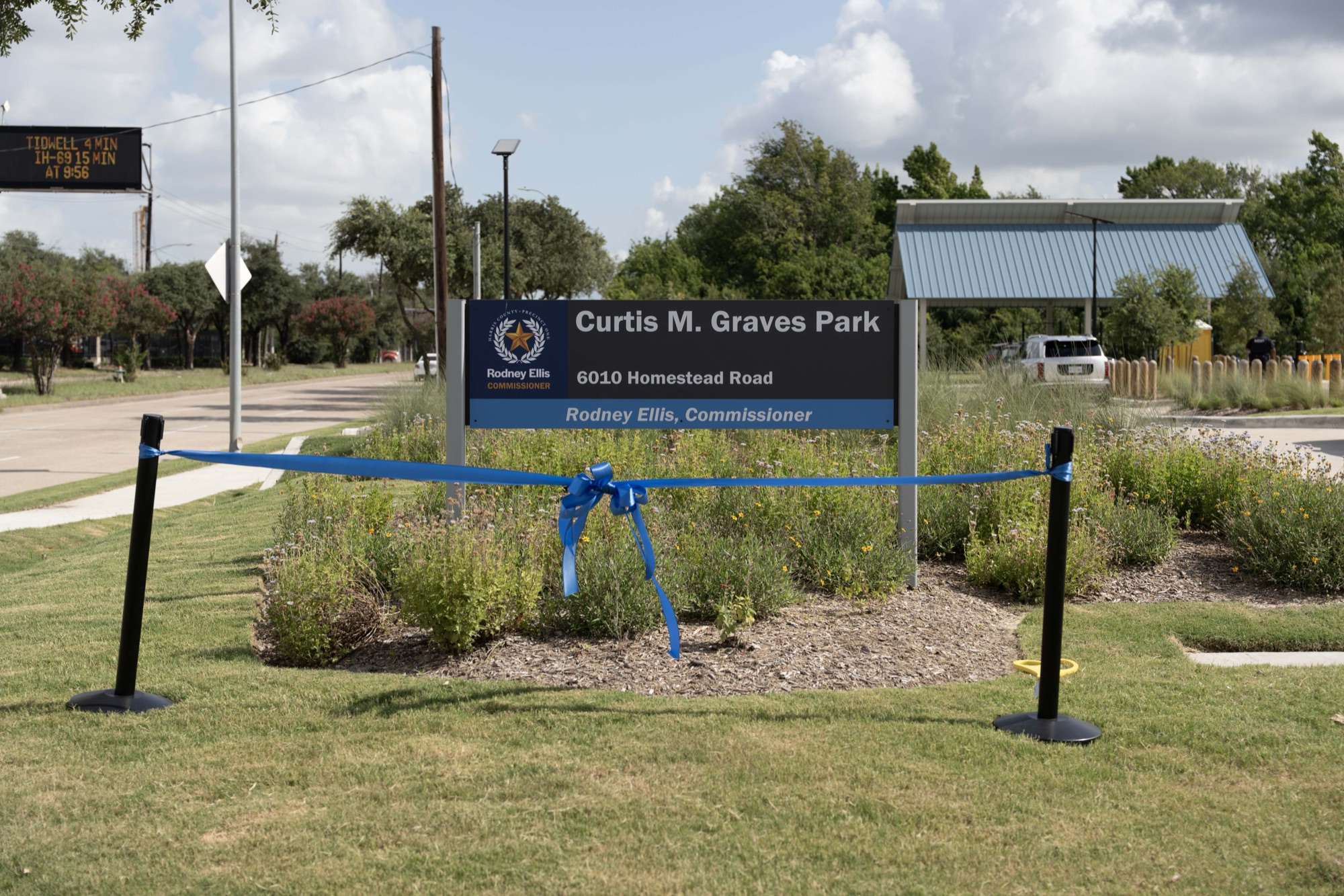 Photo from the Curtis Graves Park ribbon cutting and reception